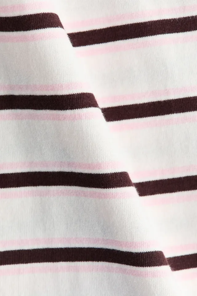 Pink Light Cotton Batwing-Sleeve Oversized Top for Women – image 2