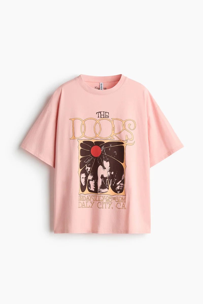Oversized Print T-shirt