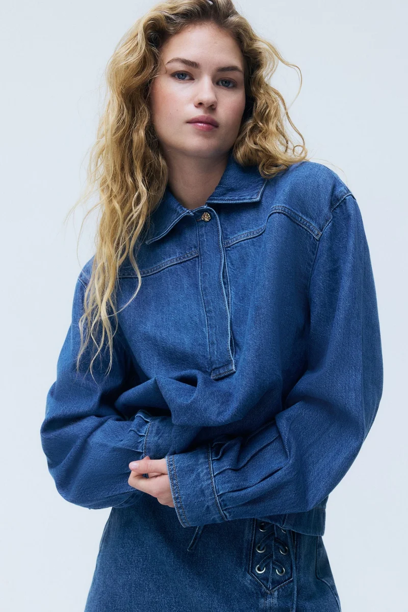 Denim Popover Shirt