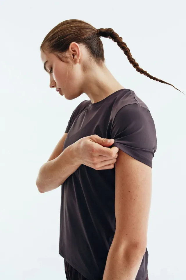 Cooling DryMove™ Running T-shirt Lilac Purple Dark – image 4