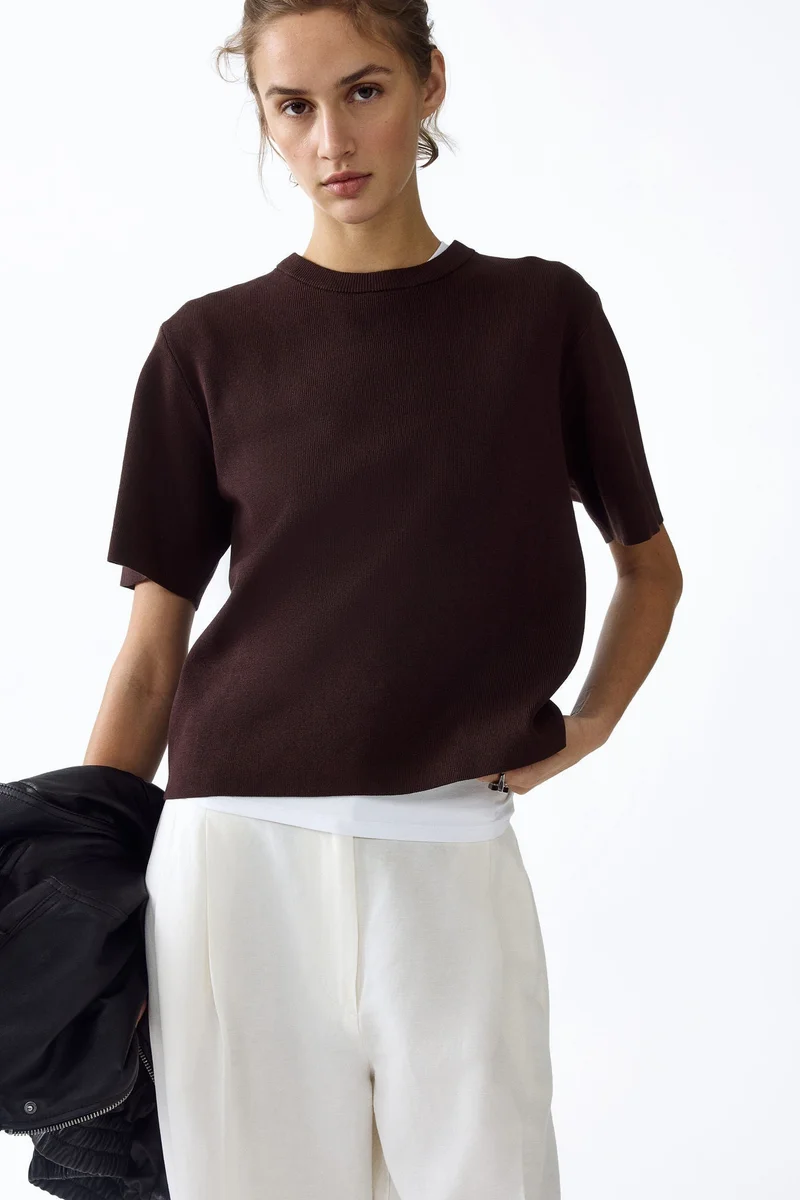 Knitted T-shirt
