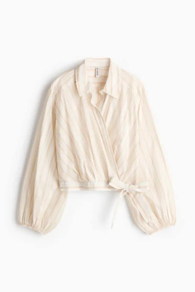 Cotton Wrap Shirt – image 6