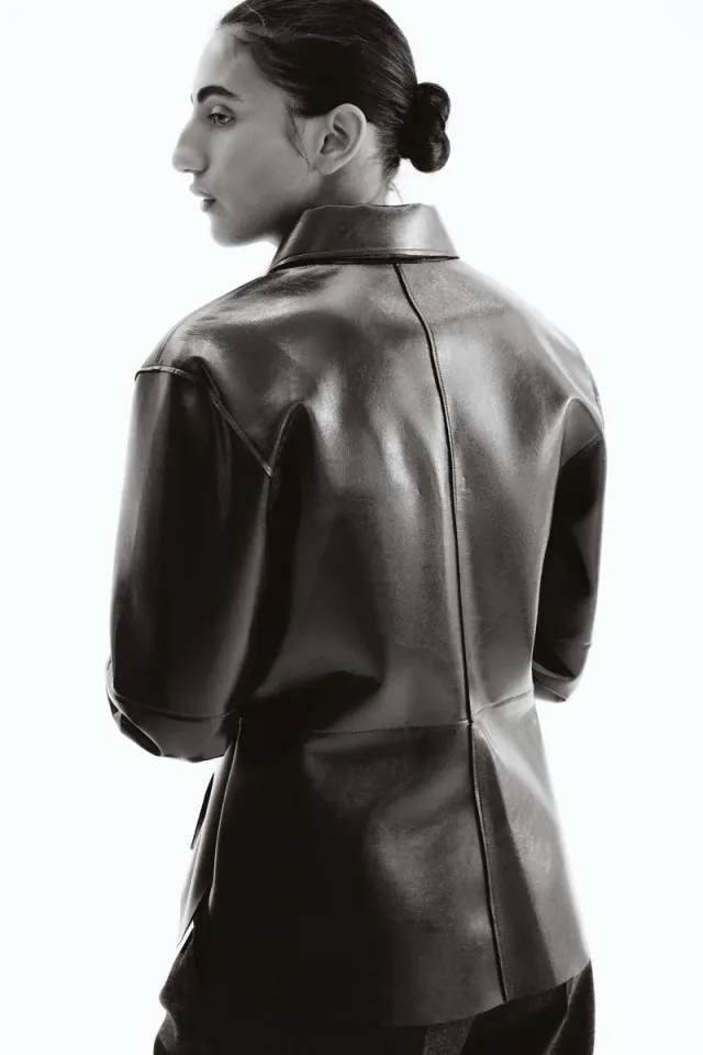 قميص من نسيج مطلي – صورة 4