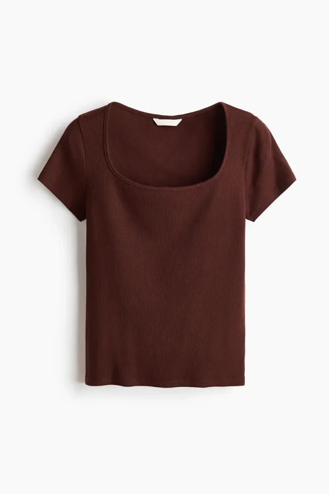 Ribbed Cotton T-Shirt – image 5