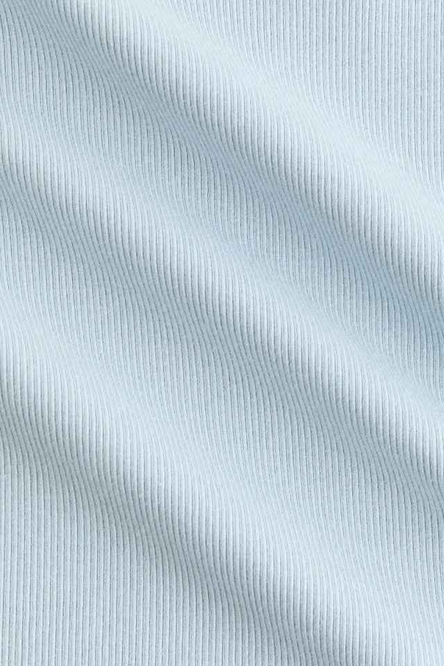 Ribbed Scoop Neck T-shirt – image 2