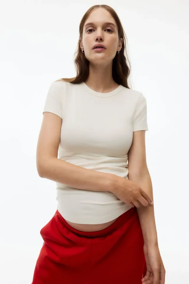 MAMA Ribbed Jersey T-Shirt – image 3