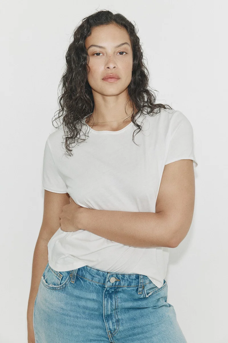 Roll-Edge T-Shirt