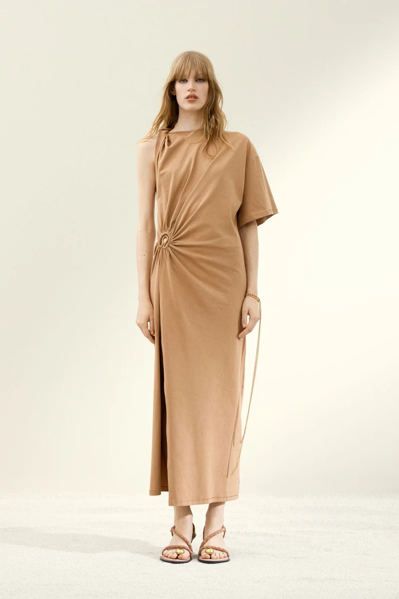 Asymmetric T-shirt Dress