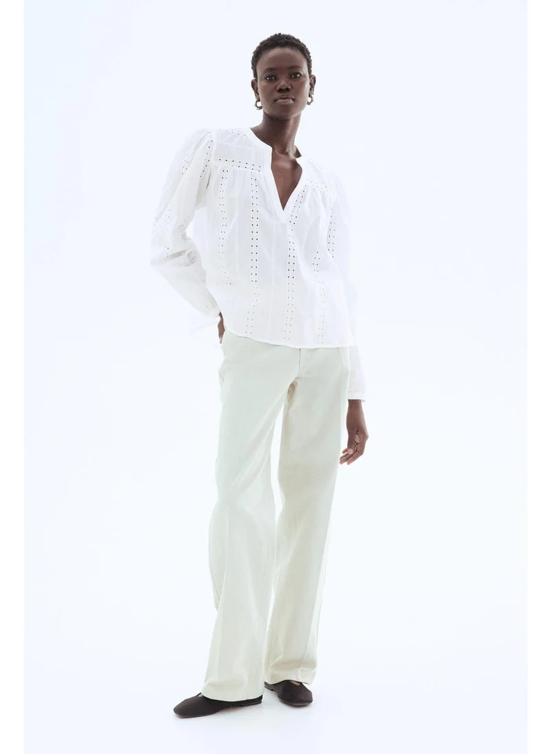 Embroidered Cotton Blouse