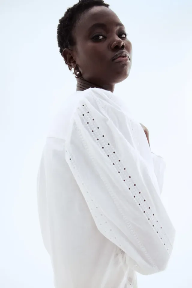 Embroidered Cotton Blouse – image 4