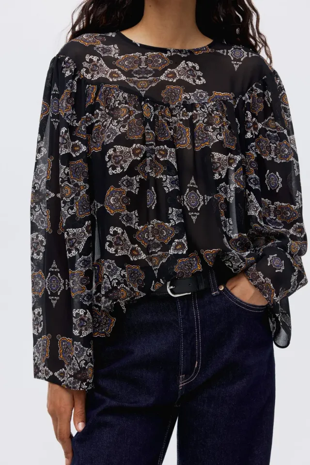 Patterned Blouse – image 2