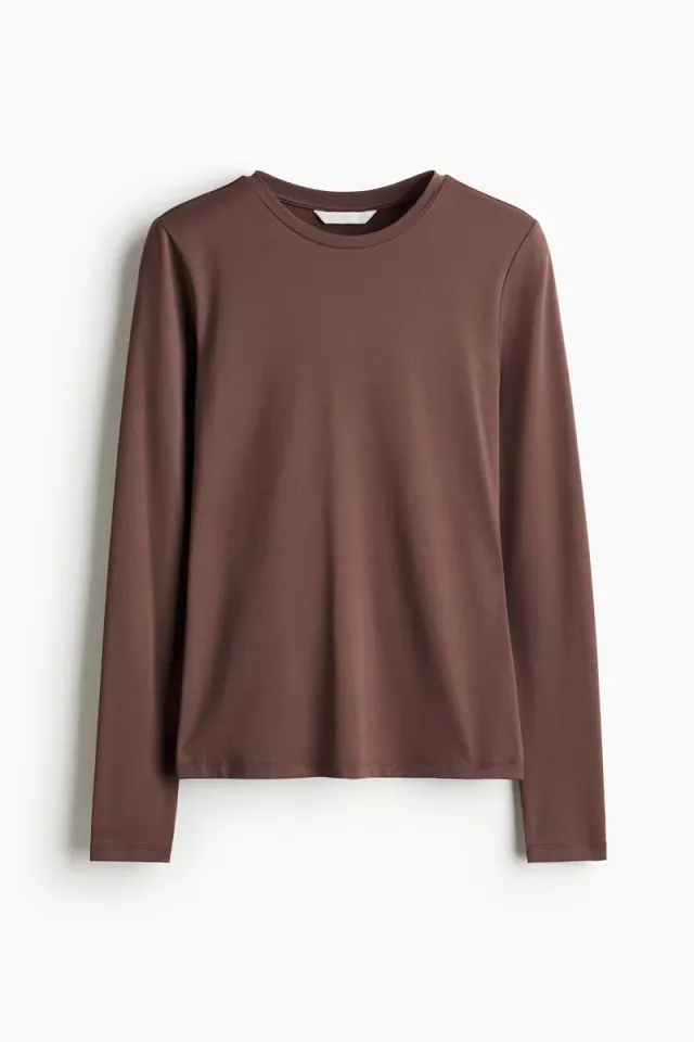 Mole Dark Fitted Long-Sleeve Jersey Top for Women – image 5