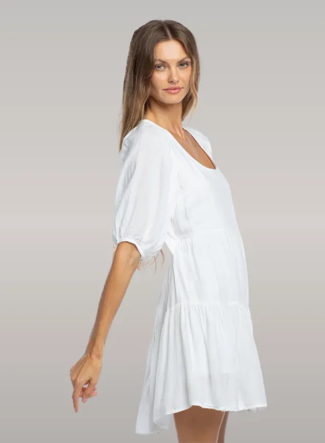 Open Back Tiered Mini Dress – image 4