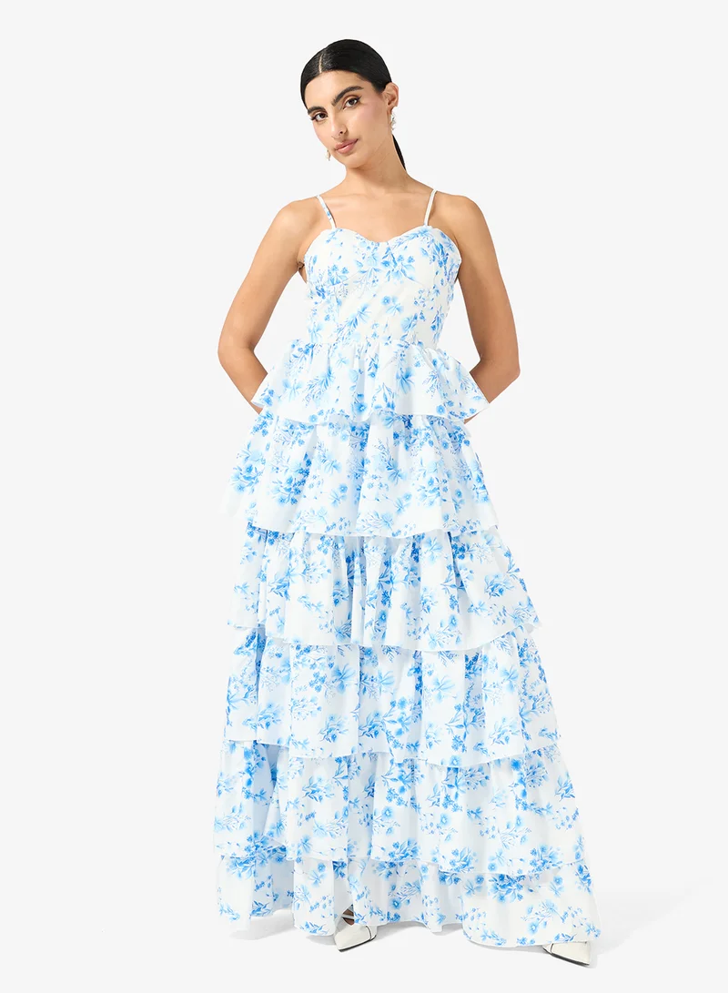 Floral Ruffle Dress