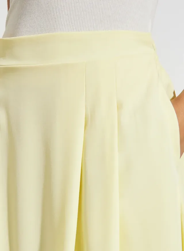 Balloon Fit Maxi Skirt, Yellow – image 4