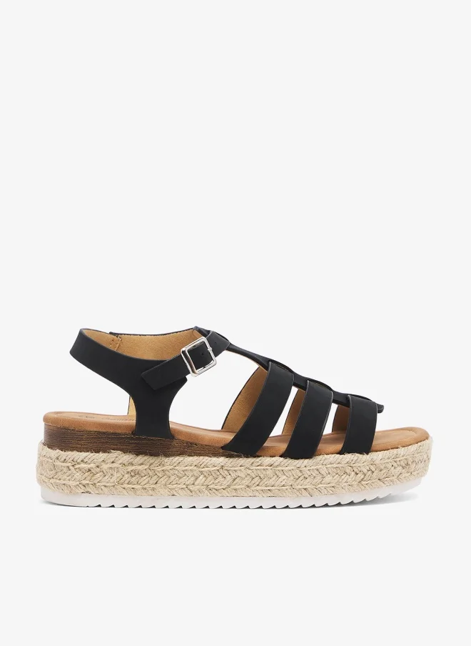 Low Wedge Flatform Sandal