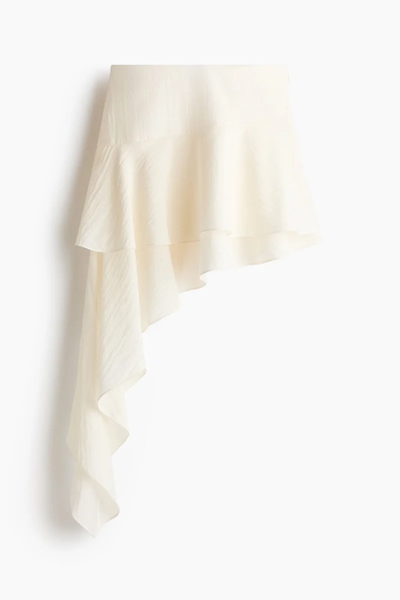 Draped Tiered Skirt