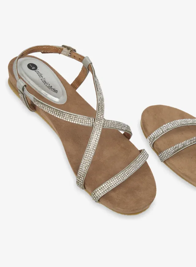 Glitter Flat Sandal – image 4