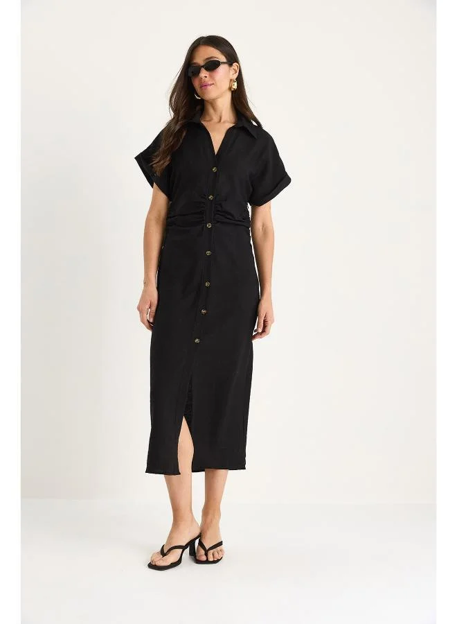 Button Up Shirt Dress