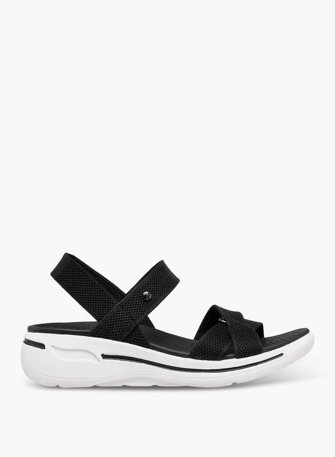 اشتري فلورا بيلا من شو إكسبرس GOLD Flora Bella Women Textured Comfort Sandals للنساء في الإمارات