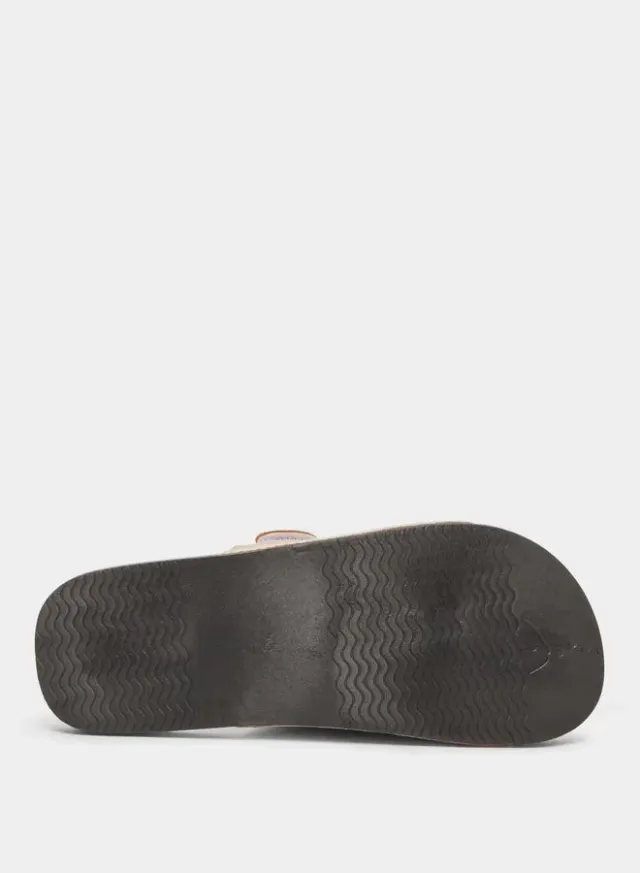 Suede Comfort Slide Sandals Tan – image 6