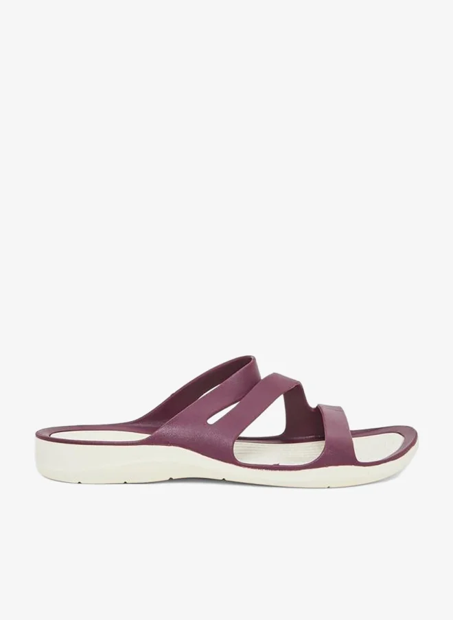Comfort Flat Sandals Purple