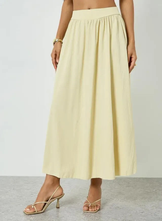 Sleeveless Top and Skirt Co-Ord Yellow – image 5