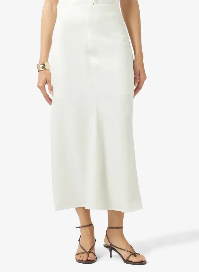 Vest & Column Skirt Set White – image 4