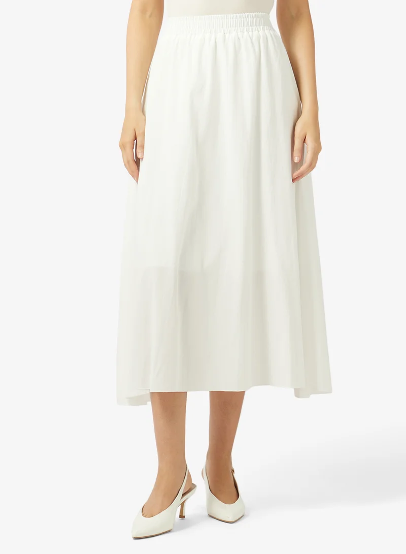 A-line Pleated Skirt