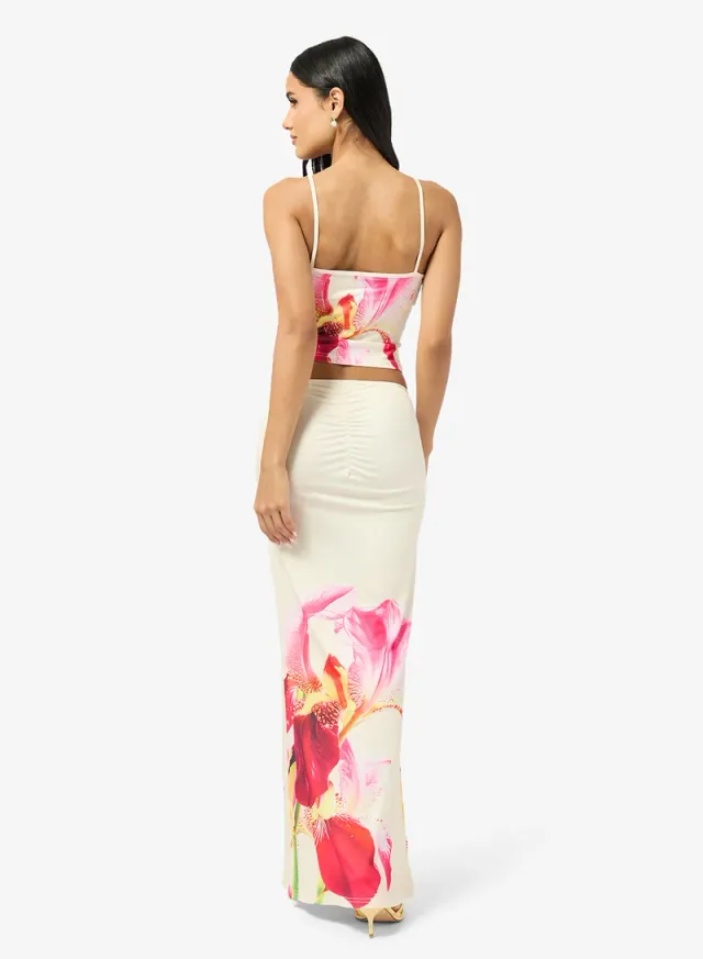 Floral Tank Top & Maxi Skirt Set – image 2