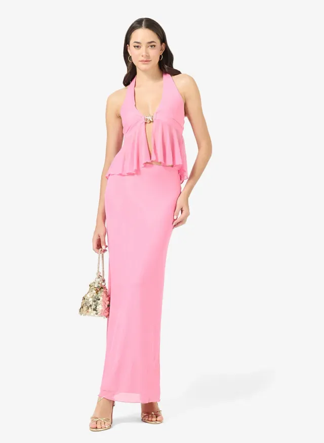 Halter Neck Top & Skirt Coord Set – image 5