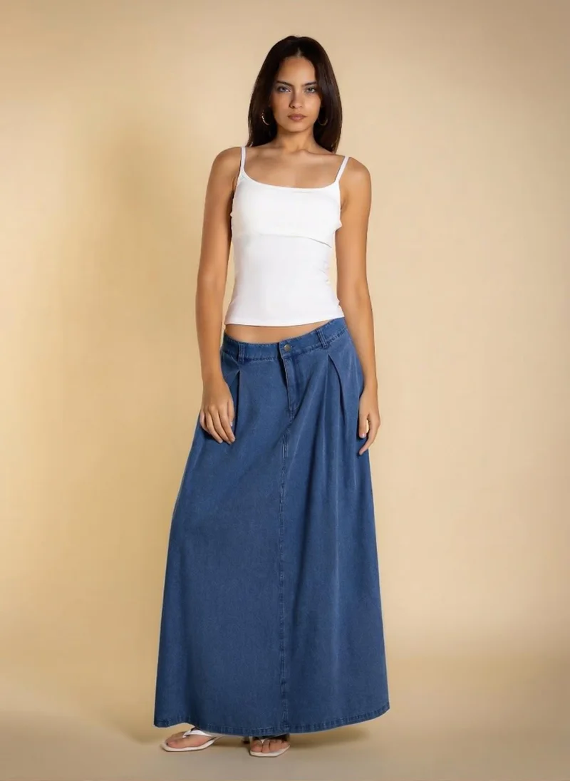 Soft Denim Skirt