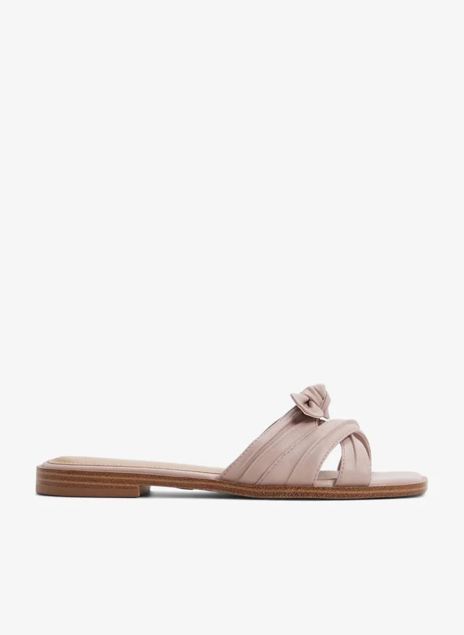 SUNBEAM Open Toe Flat Sandals