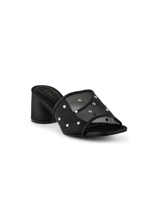 Women One Strap Mid Heel Sandals