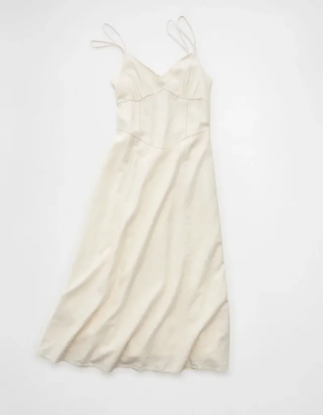 AE Hanky Hem Tie-Strap Midi Dress – image 4