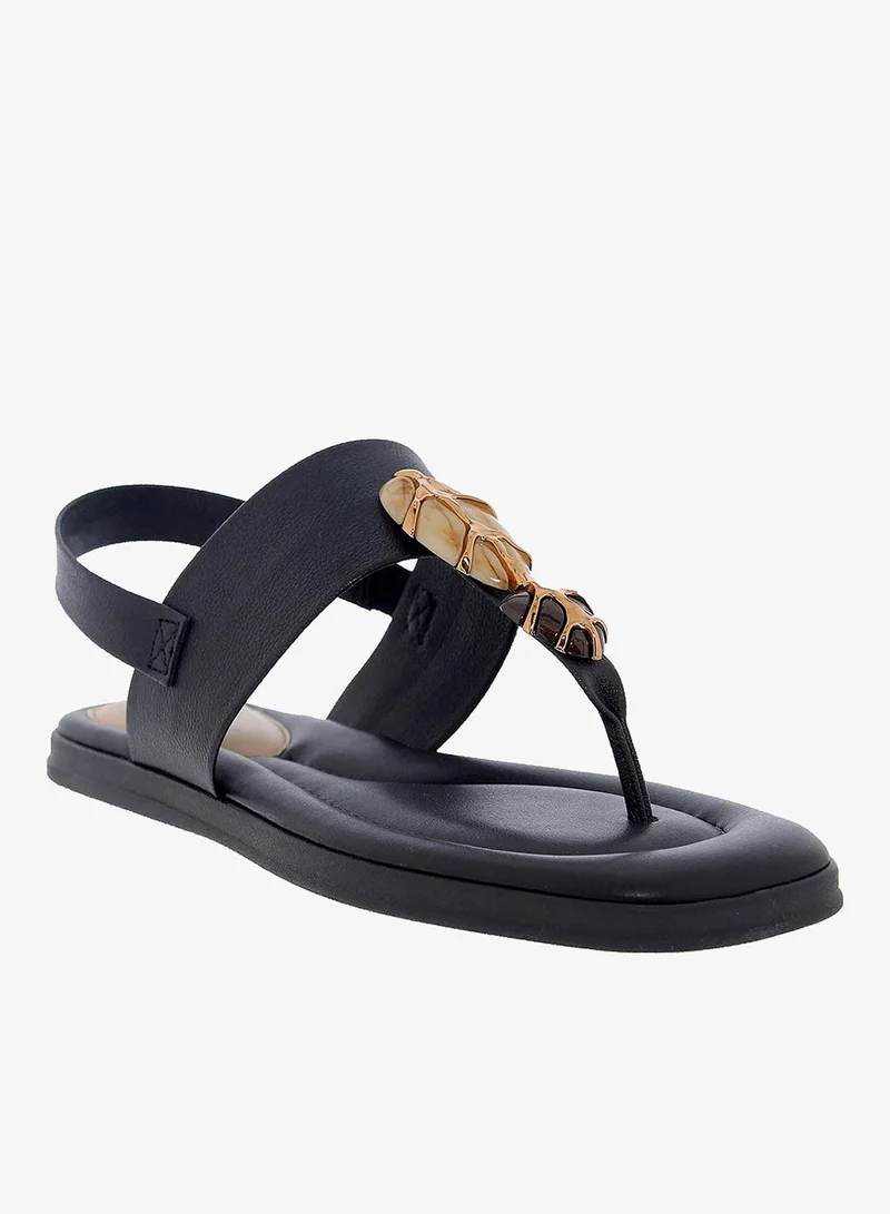 Modare Women's Flat Sandals with Back Strap