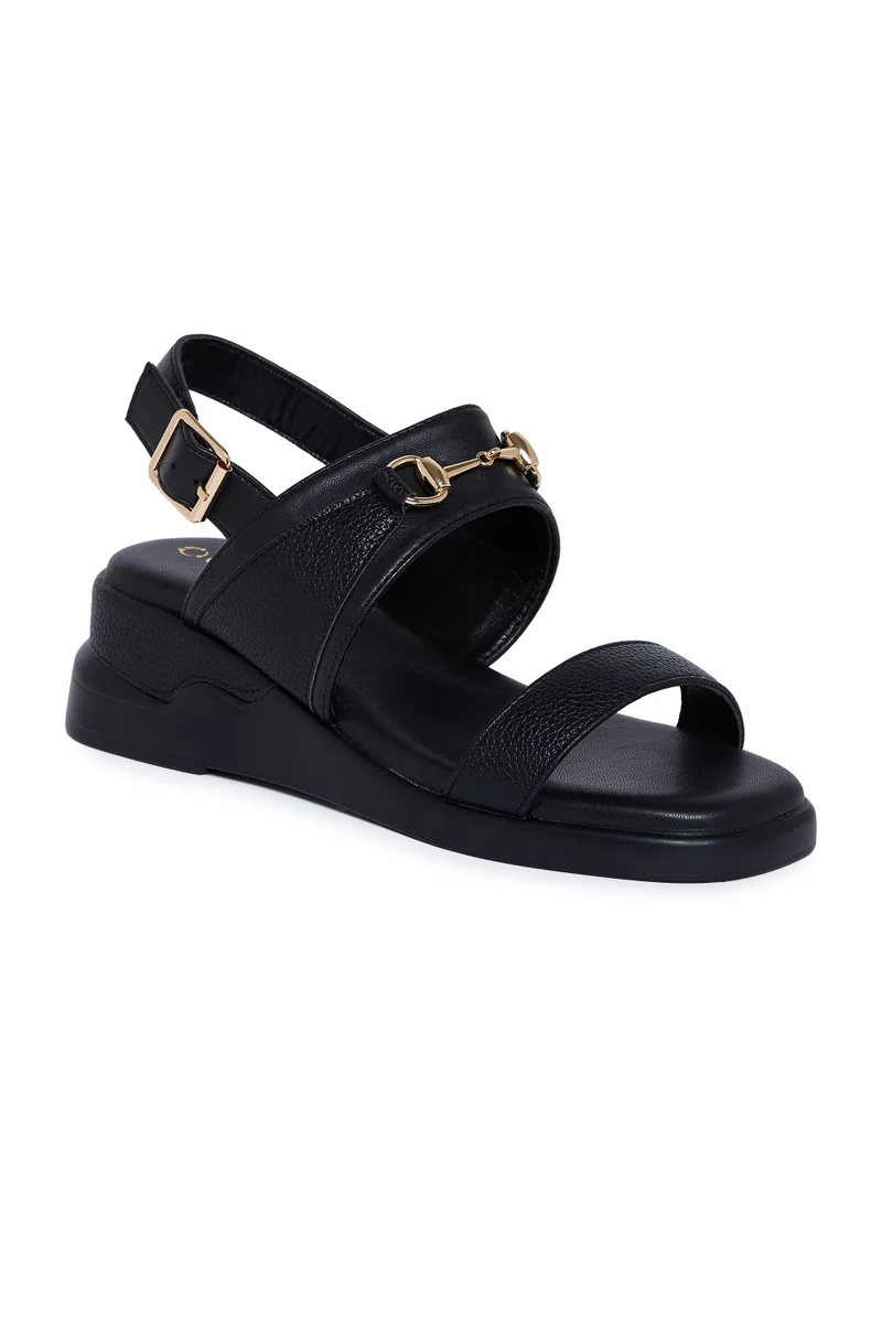 GEOOMNII Ladies Comfort Sandals Black