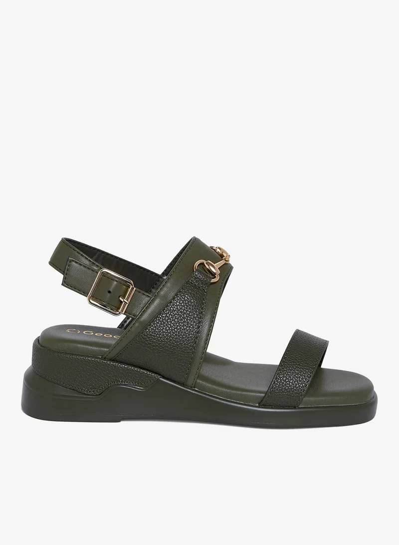 GEOOMNII Ladies Comfort Sandals Black