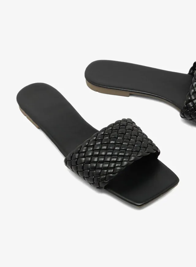 Woven Flat Sandals – image 4