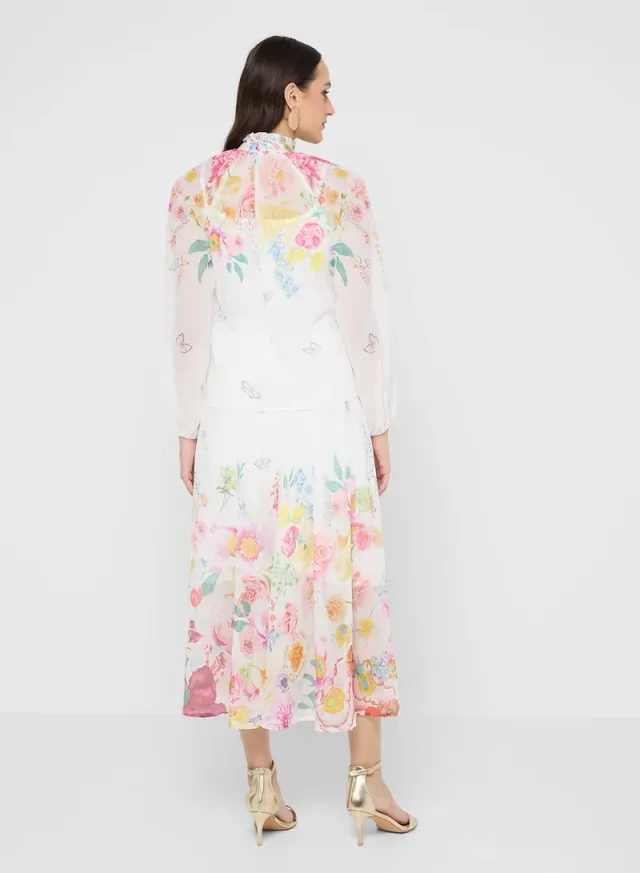 Floral Print Top & Skirt Set – image 2