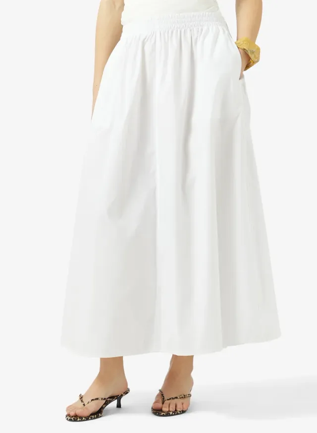 Bandeau Ruched Top & A-Line Skirt Set – image 4