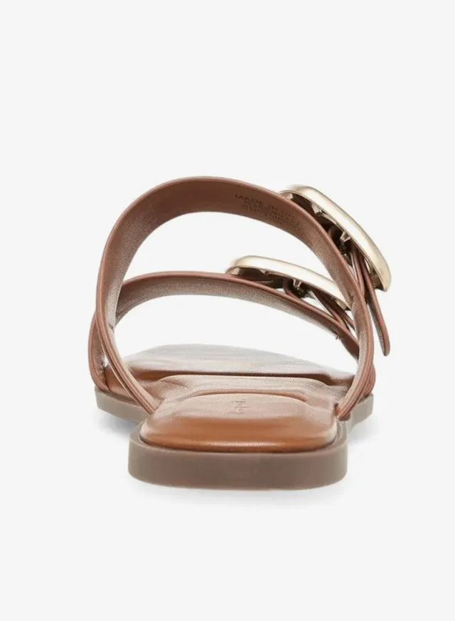 Solid Open Toe Sandals Buckle Accent – image 5