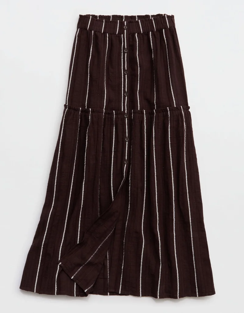 Aerie Beach Texture Maxi Skirt