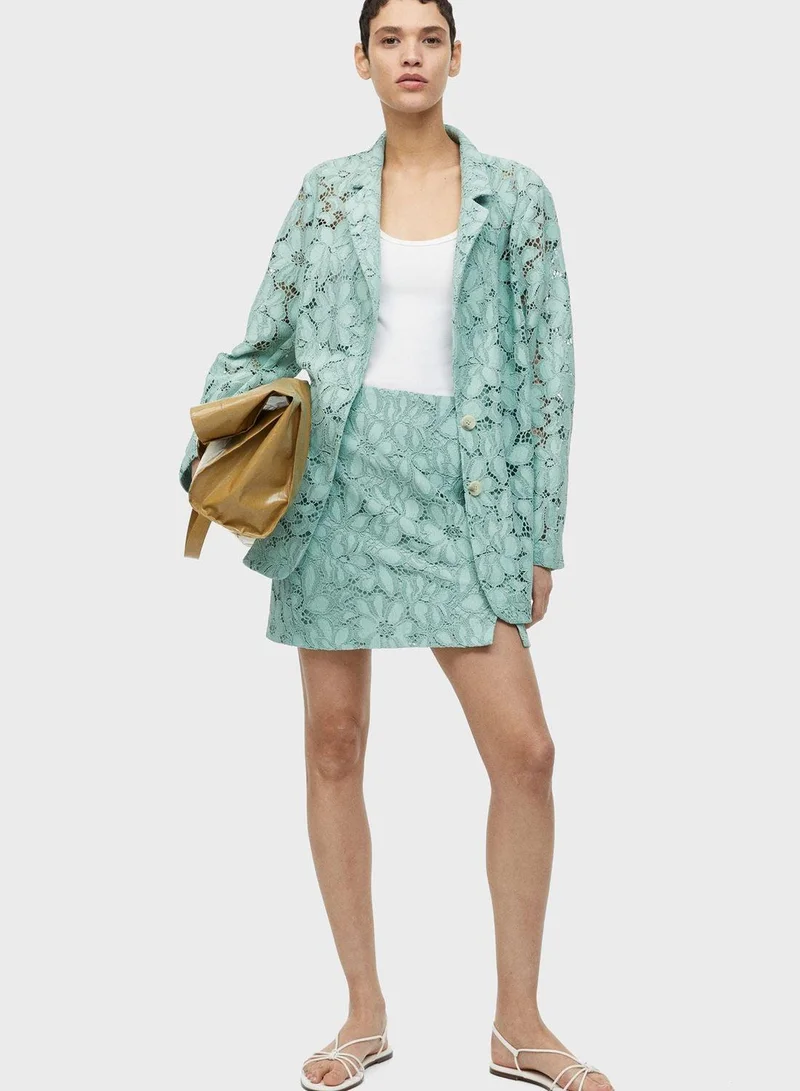 High Waist Lace Skirt