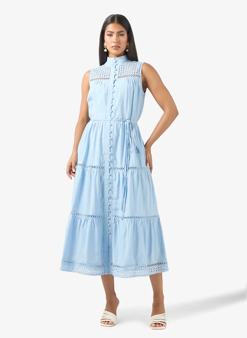 Tiered Shirt Dress