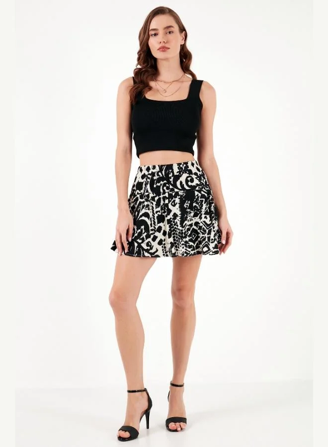 Lela Women's Patterned Mini Skort