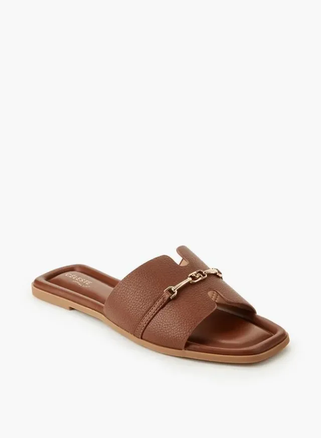 Women's Metal Accent Slip-On Sandals – image 2