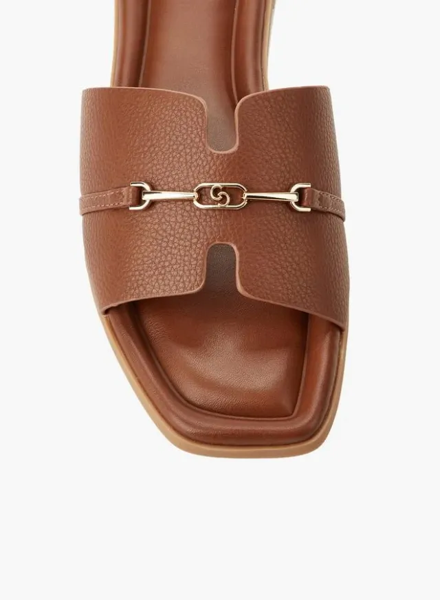 Women's Metal Accent Slip-On Sandals – image 4