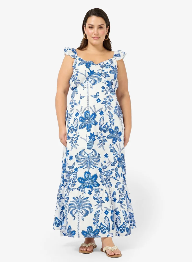 Floral A-Line Sundress