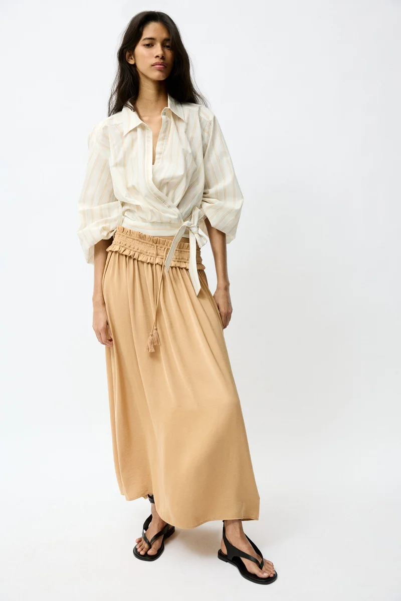 Tasseled Maxi Skirt
